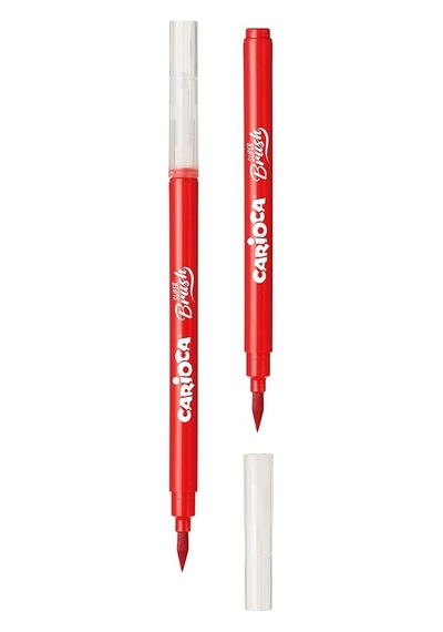 Keçeli Boya Süper Brush Fırça Uçlu 10'lu 42937 Siyah