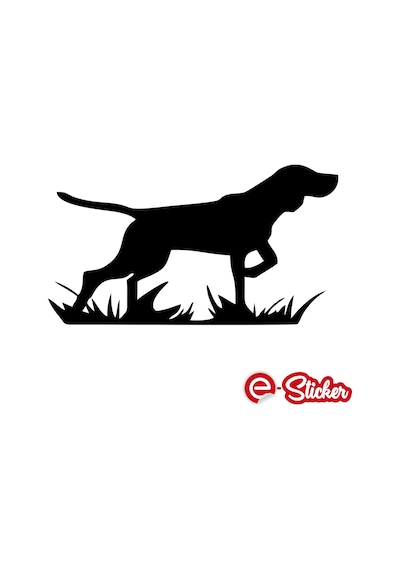 Avcı Av Köpeği Oto Araba Sticker
