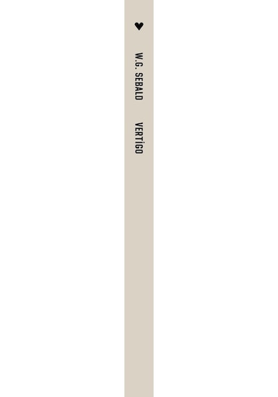 Vertigo - W. G. Sebald - Can Yayınları