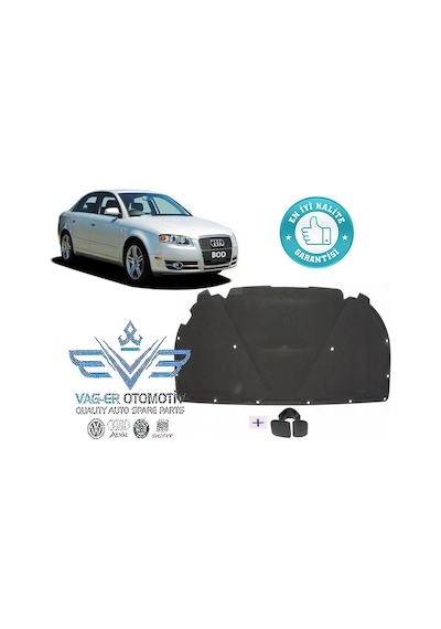 Audi A4 B7 2005-2008 Arası Kaput Izolasyonu Keçesi 8E0863825Aj