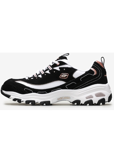 Skechers D'Lites - Devoted Fan Kadın Sneakers 13154 BKRG - Siyah Skechers D'Lites - Devoted Fan Kadın Sneakers 13154 BKRG - Siyah