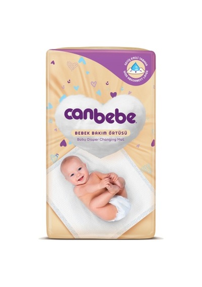 Canbebe Bebek Bakım Örtüsü 60 x 60 CM 10 Adet