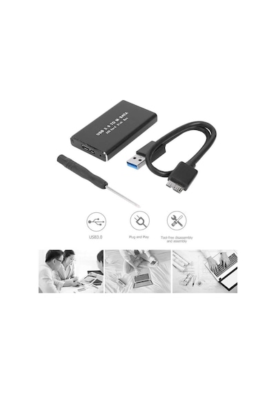 Mini Sata Msata Ssd Usb 3.0 Harddisk Kutusu - Harici Msata Kutusu