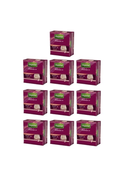 Depend Kadın Emici Külot M 10'Lu 10 Paket 100 Adet