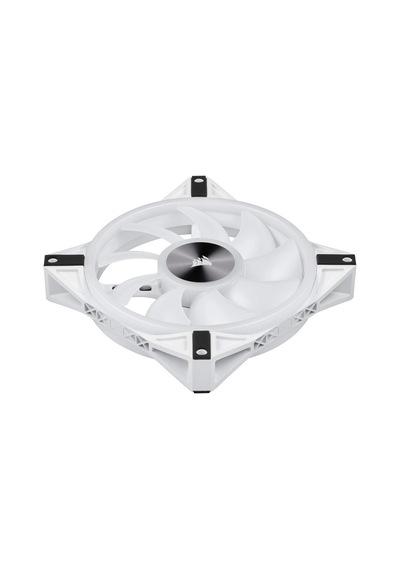 İcue Ql140 Rgb, 140 Mm X 25mm Rgb Led Pwm Fan Maksimum Hız 1250 Rpm'ye Kadar - Tek Ünite, Beyaz
