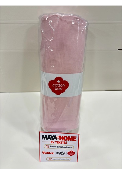 Cotton Box Pembe Çift Kişilik Lastikli Çarşaf Seti 160x200+30 Çok Renkli