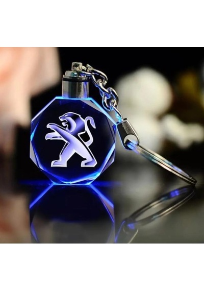 Peugeot Işıklı Anahtarlık