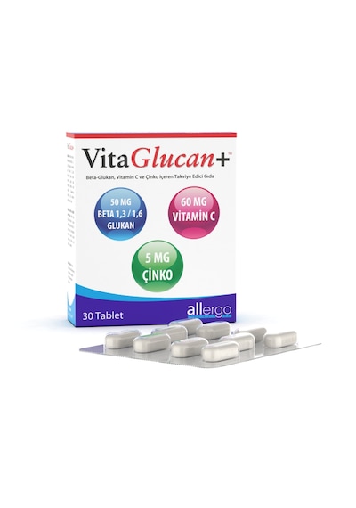 Vitaglucan 30 Tablet - Betaglukan, Vitamin C Ve Çinko