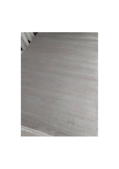 Akrilik Dokuma 160x230 4m2 Pamuk Tabanlı Uzun Ömürlü Kalın Sık Dokuma Halı Gri