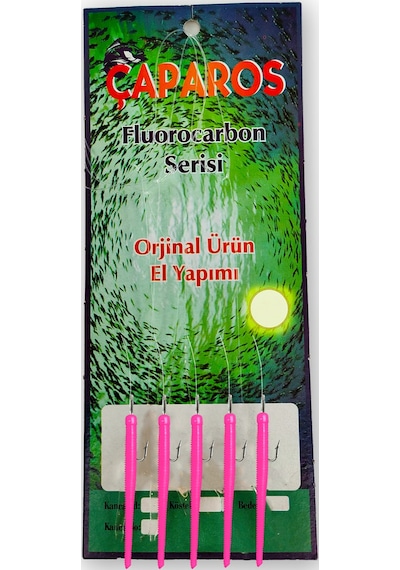 El Yapımı 5'li Açıkdeniz Levrek, Uskumru, Palamut, Kolyos, Çinekop, Çaparisi - Pembe Kurtçuk-10280