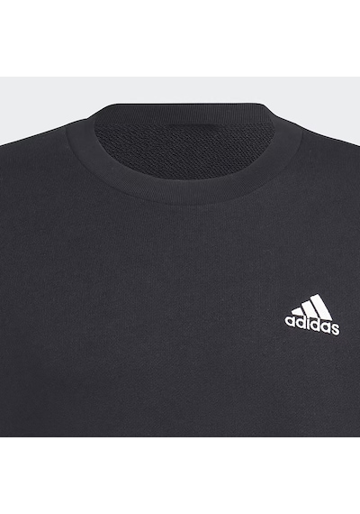 Black Adidas Erkek Sweatshirt M Sl Ft Swt Ic9329 001