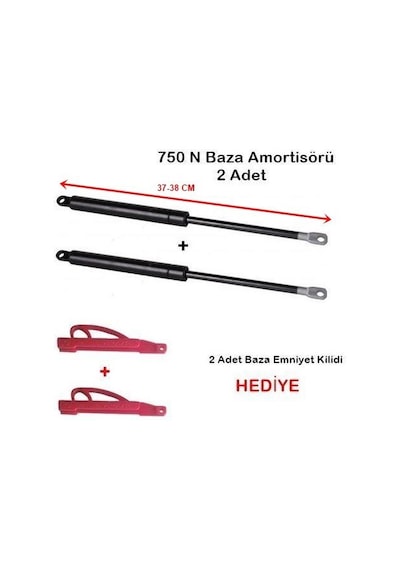 Evdeniste Baza Amortisörü Gasan Marka 750N ,2 Adet Baza Pistonu Evdeniste Baza Amortisörü Gasan Marka 750N ,2 Adet Baza Pistonu