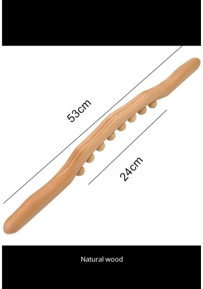 Yclshop Ahşap Guasha Sopa Masaj Aleti Ahşap