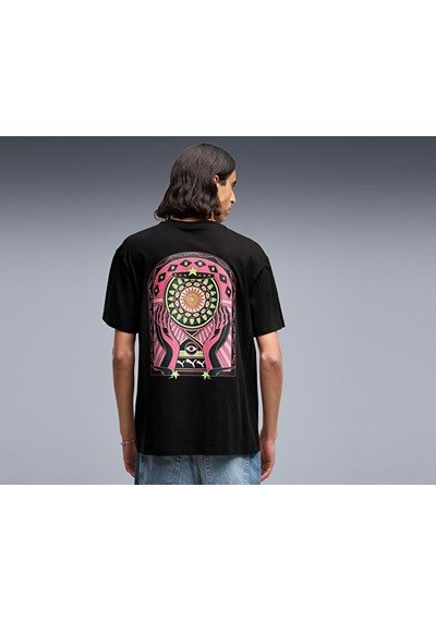 Puma Graphıc Sun Relaxed Tee Erkek Günlük Tişört 63675901 Siyah