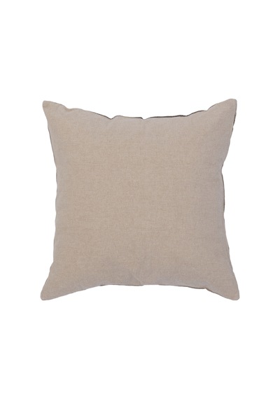 Yargıcı Çiçek Desenli Keten Pamuk Kare Yastık 50x50 Cm 26knht1011c St