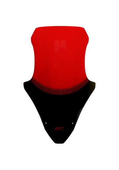 Gp Kompozit Honda Pcx 125 / 150 2021-2024 Uyumlu Baskılı Ön Cam Kırmızı 70cm
