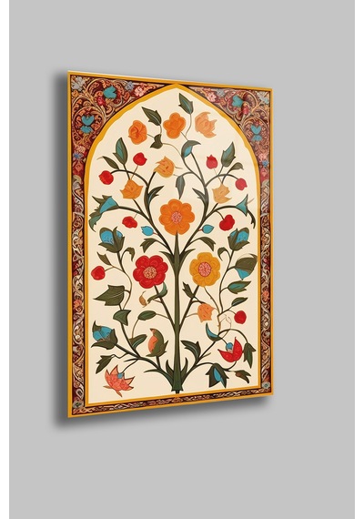 Motif Premium Cam Tablo 4mm Temperli Kaliteli Baskı Beyaz