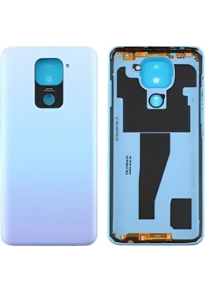 Redmi Note 9 Uyumlu Full Kasa Arka Pil Kapağı Beyaz Çok Renkli