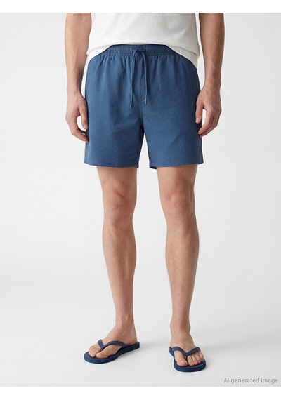 Lcw Swımwear İndigo Kısa Boy Erkek Deniz Şortu