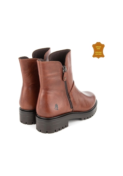 Hush Puppies Eretria 725029 Gerçek Deri, Anatomik, Kadın Bot Taba Taba