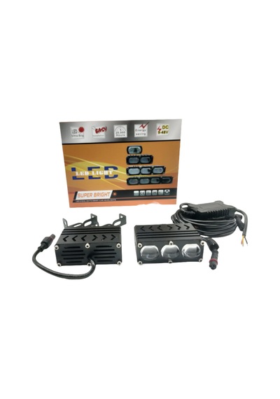 Offroad Sis Lambası 3 Led Beyaz 55w Sarı 55w 12-80v / Lass398