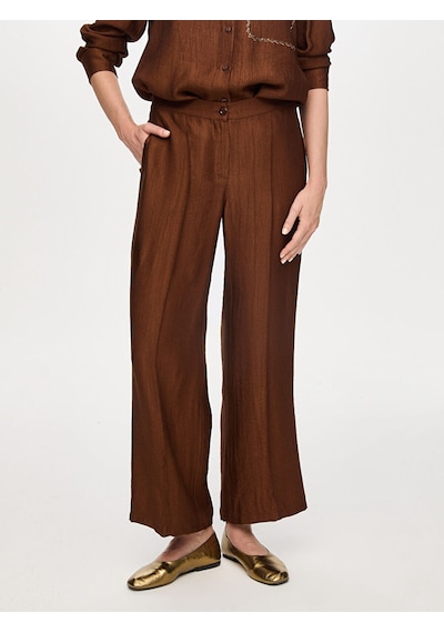 Faik Sönmez Arka Beli Lastikli Kendinden Dokulu Wıdeleg Fit Pantolon W27pnt003 Uw27pnt00330 Kahve Faik Sönmez Arka Beli Lastikli Kendinden Dokulu Wıdeleg Fit Pantolon W27pnt003 Uw27pnt00330 Kahve