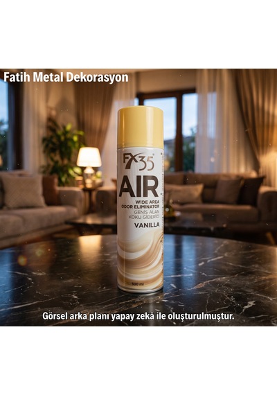 Air Vanilla - Vanilya Kokulu Geniş Alan Koku Giderici Sprey Ev Ofis Ortam Kokusu