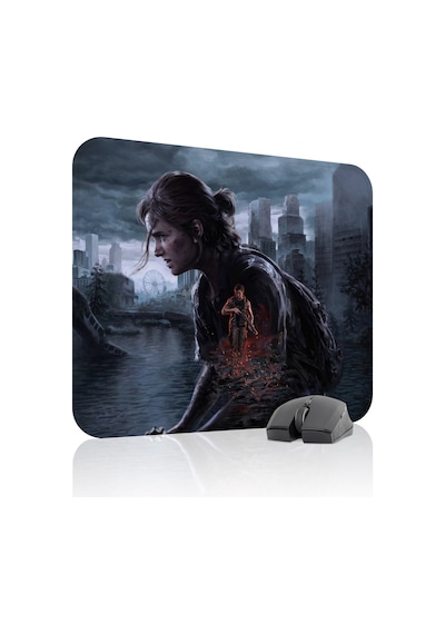 The Last Of Us Kaymaz Dikişli Kauçuk Oyuncu Mousepad V2 - 48x40 Xl Gaming Mouse Pad Fare Altlığı