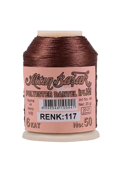 Hubrendy Tedarik Altınbaşak Oya Ve Dantel İpi 20 Gr - Royaleks - No: 117
