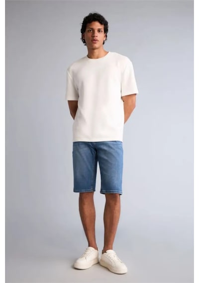 Defacto Regular Fıt Bermuda Jean Şort G8661ax26smnm28 Mavi-nm28