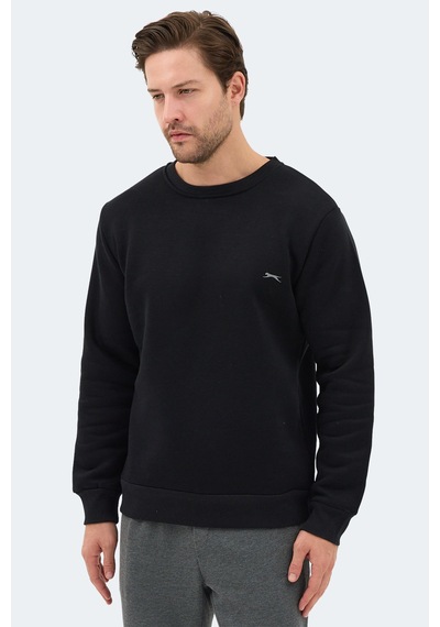 Slazenger Konnor In Erkek Siyah Sweatshırt Siyah