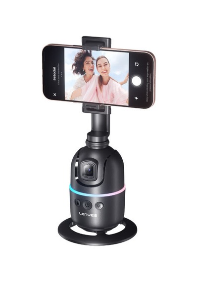 Lenyes LPH104 Canlı Yayın 360 Derece Dönebilen Akıllı Yüz Tanıma Takip Standı