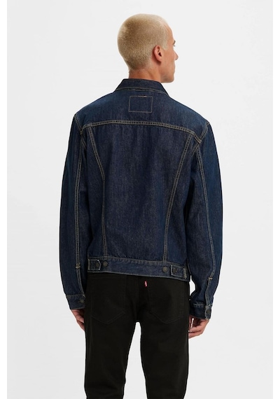 Levi's Erkek Denim Ceket: Klasik, Regular Fit, Uzun Kol, Günlük Kullanım İndigo