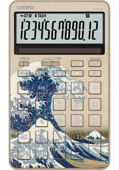 Casio Jf-m200-tj-khk-wdp Hesap Makinesi Desktop Gri - Siyah