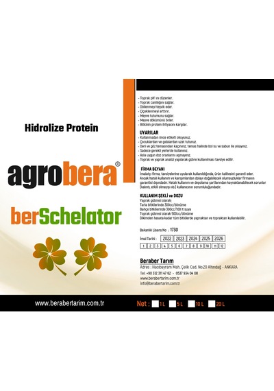Agrobera Hidrolize Protein 20 L