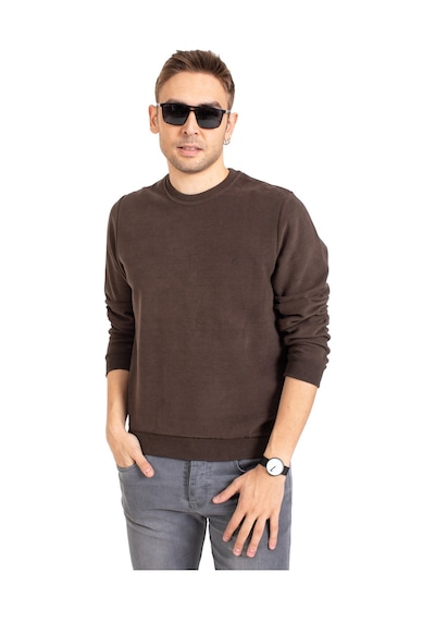 Erkek Klasik Regular Kalıp Pamuklu Selanik Yuvarlak Yaka Sweatshirt 1111-Kahve Rengi-Kahve Rengi Kahverengi Erkek Klasik Regular Kalıp Pamuklu Selanik Yuvarlak Yaka Sweatshirt 1111-Kahve Rengi-Kahve Rengi Kahverengi