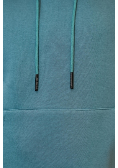 Kapşonlu 3 İplik Kalın İçi Polarlı Oversize Kangru Cepli Erkek Sweatshirt Petrol Mavisi Kapşonlu 3 İplik Kalın İçi Polarlı Oversize Kangru Cepli Erkek Sweatshirt Petrol Mavisi