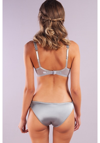 Lenaca Giselle Half Padded Bra, Gri Toparlayıcı Konforlu Ve Şık Sütyen Çok Renkli