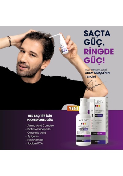 Anti-hair Loss Serum For Men & Women Dökülme Karşıtı Saç & Saç Derisi Bakım Serumu 50 Ml Biotin, Kafein