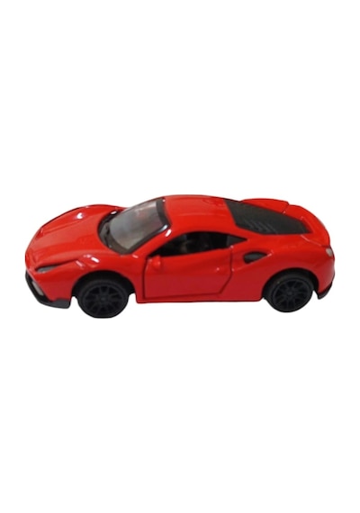 Çek Bırak Metal Araba - 4311b - Kırmızı Lisinya Çok Renkli