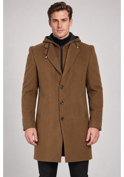 Plt9376 Dewberry Erkek Palto-camel-1