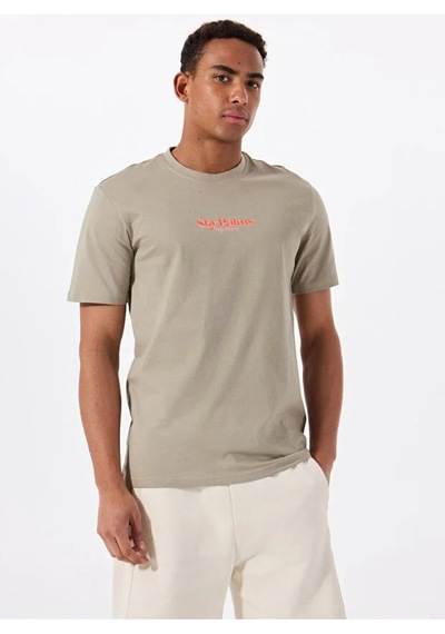 Onsfaruk Reg Ss Tee Cs Erkek Laurel Oak T-shirt - 22035585