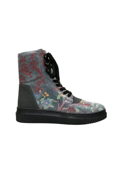 Kadın Vegan Deri Siyah Uzun Bot - Show Me Some Loving Tasarım Multicolor