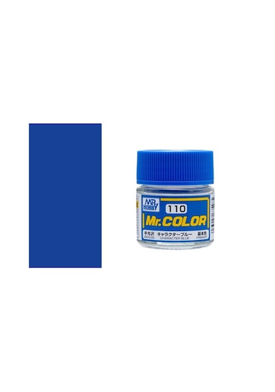 10 Ml. Character Blue Mr.color Serisi Maket Boyası, Mr.hobby C110 Standart