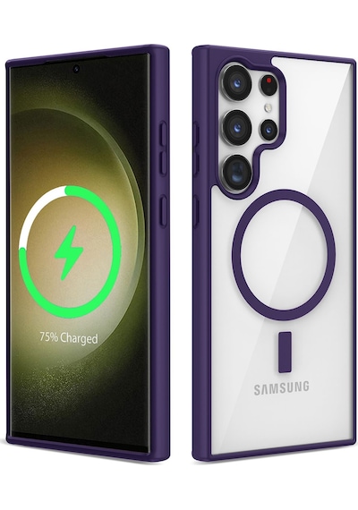 Galaxy S22 Ultra Kılıf Magsafe Wireless Şarj Özellikli Silikon Zore Ege Kılıf