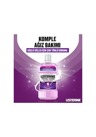 Listerine Ağız Bakım Suyu 500ml. Total Care