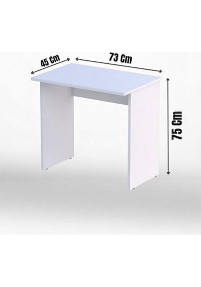 Premium Mdf Malzeme Çalışma Masası Bilgisayar Laptop Masası Ofis Genç Odası Beyaz