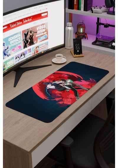 Chainsaw Man Anime V1 - 70x30 Xl Gaming Kauçuk Kaymaz Taban Mouse Pad Fare Altlığı
