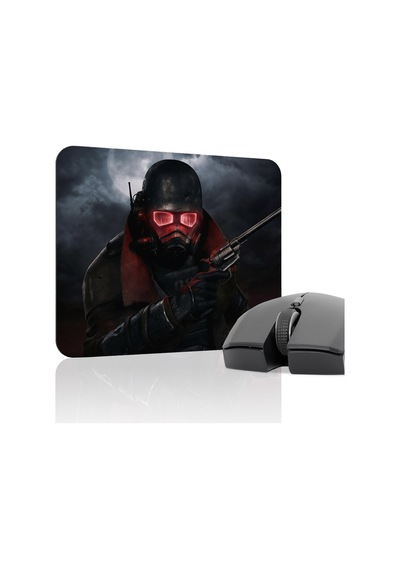 Fallout Kaymaz Dikişli Kauçuk Oyuncu Mousepad V4 - 22x18 Gaming Mouse Pad Fare Altlığı