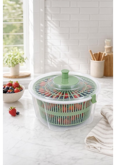 Selka Home Salata Kurutucu 4.4 Lt Yeşil